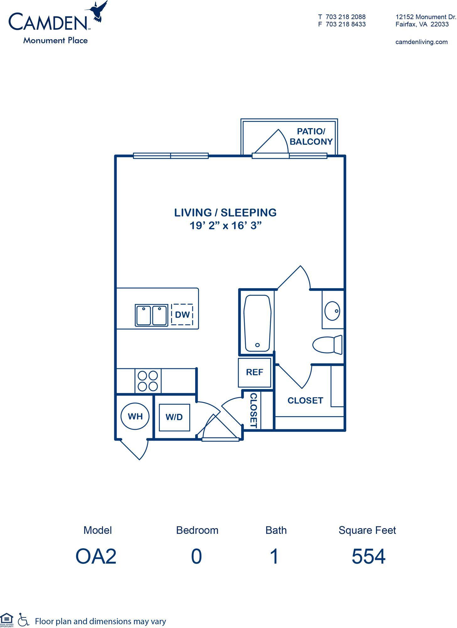 Camden Monument Place, Fairfax - (see pics & AVAIL)