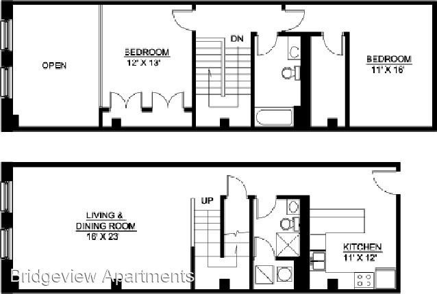 Bridgeview Apartments, Cleveland - (see pics & AVAIL)